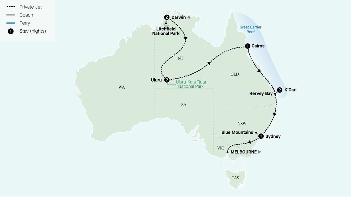 Australia Map 2024 AAADM09