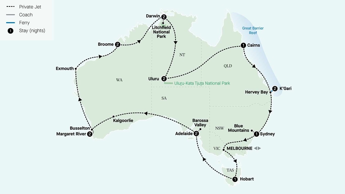 Australia Map 2024-2025 AAAMM16