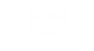 Most outstanding tour operator global 2023 logo in white
