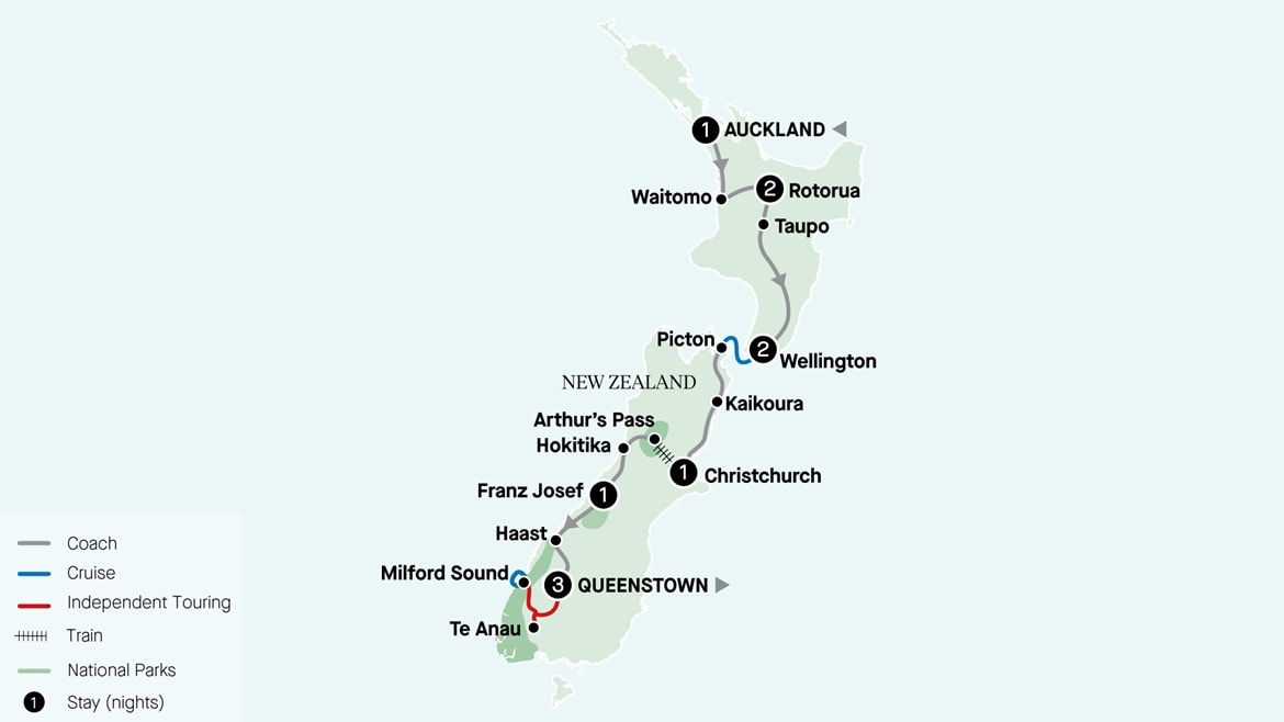 New Zealand Map 2024 NCH11